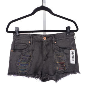 NWT pacsun bullhead High Rise Shorts Plaid Size 7